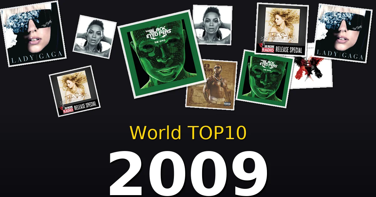 2009年 ビルボード TOP10 洋楽ヒット曲を振り返る