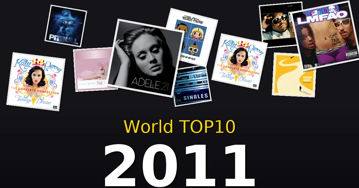 2011年 ビルボードTOP10 - 世界を熱狂させたあの名曲たち